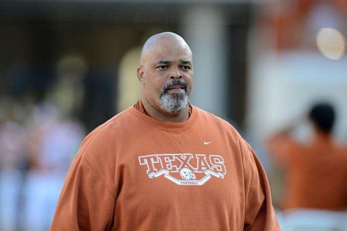 Texas Longhorns defensive line coach Bo Davis
